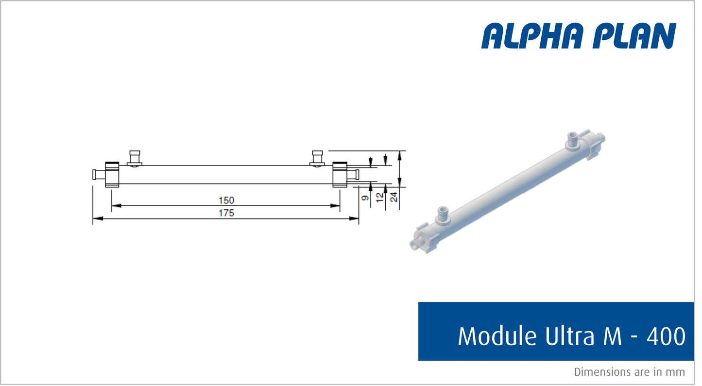 Hollow fiber filter - Ultra M - 400 / 5 kDa